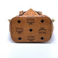 Pre-Owned MCM Rabbit Drawstring Bucket Bag Cognac with Gold Hardware