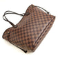 Pre-Owned Louis Vuitton Neverfull MM Damier Ebene Tote with Pouch