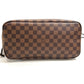 Pre-Owned Louis Vuitton Neverfull MM Damier Ebene Tote with Pouch