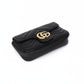 Pre-Owned Gucci GG Marmont Mini Bag Black with Gold Hardware