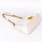 Pre-Owned Dior Soft Caro Bag Medium Ivory with Gold Hardware
