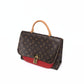 Pre-Owned Louis Vuitton Monogram Bag with Red Trim and Gold Hardware