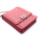 Pre-Owned Chanel Le Boy Vertical Bag Pink Caviar with Silver Hardware