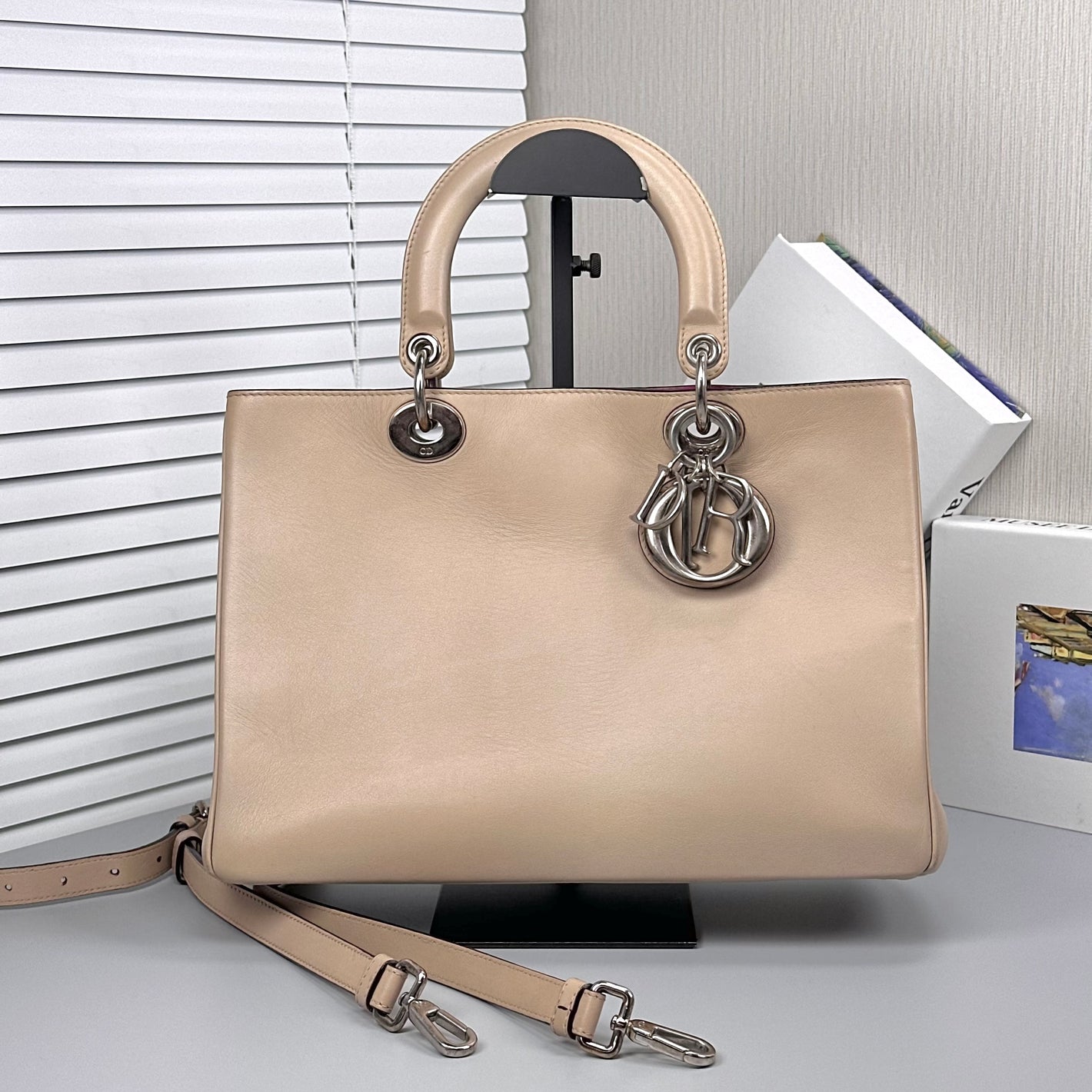 Pre-Owned Dior VIP Bag Medium with Silver Hardware
