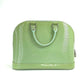 Pre-Owned Louis Vuitton Alma Epi Leather Green with Silver Hardware