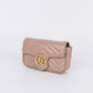 Pre-Owned Gucci GG Marmont Mini Bag with Gold Hardware