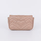 Pre-Owned Gucci GG Marmont Mini Bag with Gold Hardware