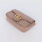 Pre-Owned Gucci GG Marmont Mini Bag with Gold Hardware