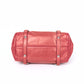 Pre-Owned Miu Miu Leather Shoulder Bag Red with Silver Hardware