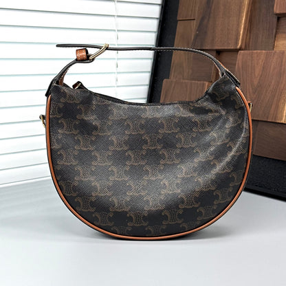 Pre-Owned Celine Teen Lulu Bag Triomphe Canvas