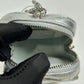 Pre-Owned Chanel 25B Silver Heart Charm Pouch