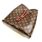 Pre-Owned Louis Vuitton NeoNoe MM Bag Monogram Canvas with Red Interior