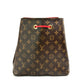Pre-Owned Louis Vuitton NeoNoe MM Bag Monogram Canvas with Red Interior