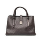 Pre-Owned Bottega Veneta Intrecciato Roma Bag Dark Brown