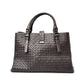 Pre-Owned Bottega Veneta Intrecciato Roma Bag Dark Brown