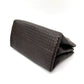 Pre-Owned Bottega Veneta Intrecciato Roma Bag Dark Brown