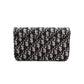 Pre-Owned Dior Saddle Bag Medium Oblique Canvas with Gold Hardware