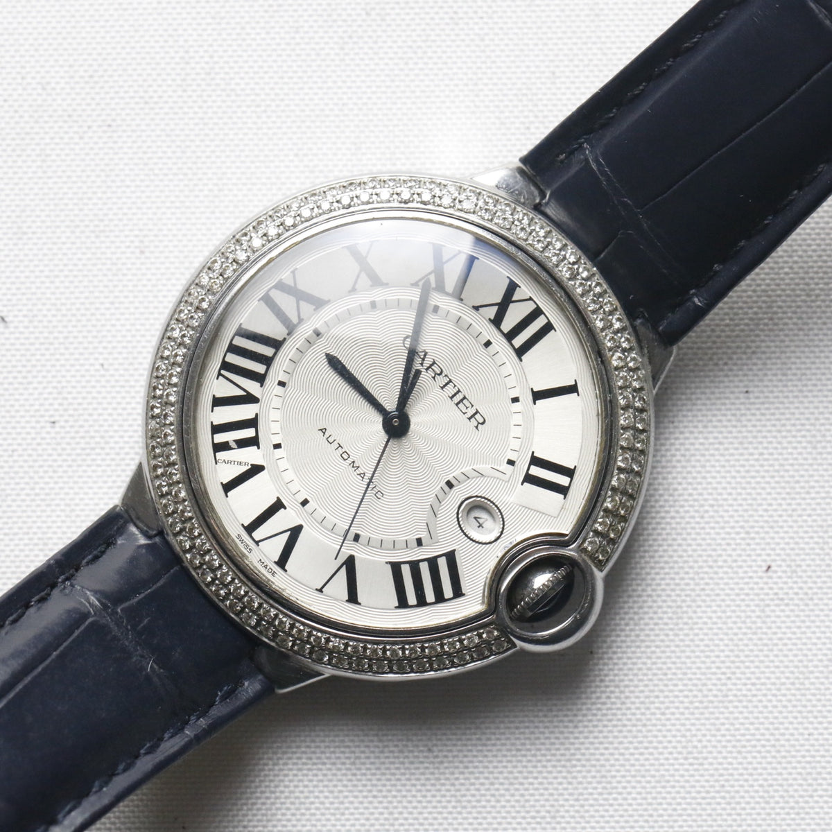 Pre-Owned Cartier Ballon Bleu de Cartier W69012Z4 42.1mm Automatic