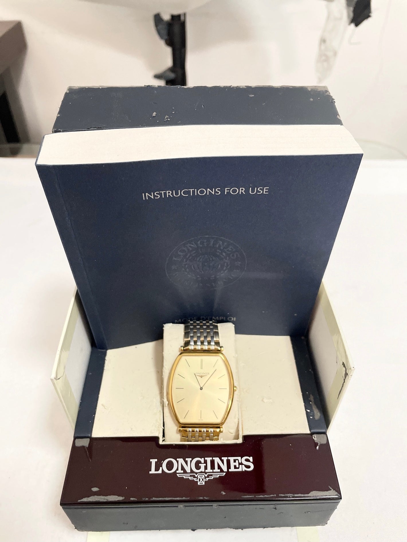 Pre-Owned Longines Elegance Series L4.786.2 Quartz Men's Watch