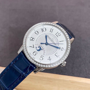 ✨Pre-Owned JAEGER-LECOULTRE Rendez-Vous Moon 34mm Diamond Bezel 🌙 | Automatic | 3448430 💫