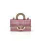 Pre-Owned Chanel 25B Pink Resin Mini Bag Brooch