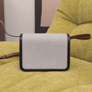 Pre-Owned Burberry TB Bag Canvas with Leather