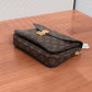 Pre-Owned Louis Vuitton Monogram Messenger Bag Gold Hardware