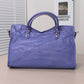 Pre-Owned Balenciaga Le City Medium Bag Purple with Silver Hardware