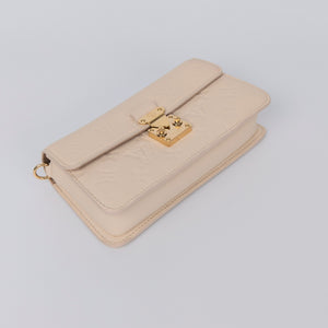 Pre-Owned Louis Vuitton Wallet on Chain Metis Bag Cream with Gold Hardware
