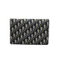 Pre-Owned Dior Saddle WOC Chain Bag Oblique Canvas