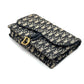 Pre-Owned Dior Saddle WOC Chain Bag Oblique Canvas