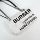 Pre-Owned Burberry Lola Shoulder Bag White with Silver Hardware