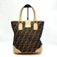 Pre-Owned Fendi Zucca Bucket Tote Bag