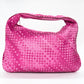 Pre-Owned Bottega Veneta Intrecciato Hobo Bag Pink