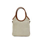 Pre-Owned Miu Miu Ivy Mini Canvas & Leather Tote Bag