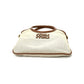 Pre-Owned Miu Miu Ivy Mini Canvas & Leather Tote Bag