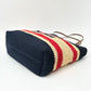 Pre-Owned Miu Miu Raffia Color-Block Woven Tote Bag