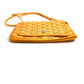 Pre-Owned Goyard Plumet Pouch Yellow Chevron Print Shoulder Bag