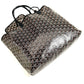 Pre-Owned Goyard Saint Louis PM Tote Bag Black Chevron Print
