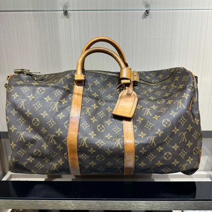 Pre-Owned Louis Vuitton Keepall 50 Monogram Duffle Bag
