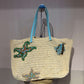 Pre-Owned Fendi Woven Beaded Tote Bag