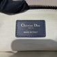 Pre-Owned Dior Oblique Clutch Bag Blue Canvas