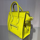 Pre-Owned Celine Luggage Tote Bag Yellow