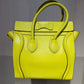 Pre-Owned Celine Luggage Tote Bag Yellow