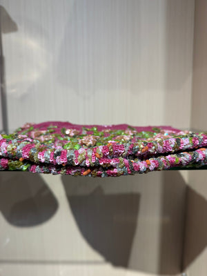 Pre-Owned Valentino Beaded Embroidered Tote Bag