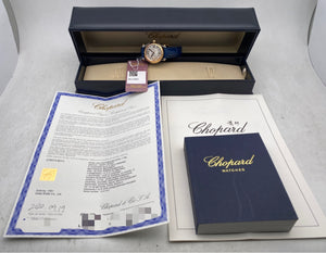 ✨Pre-Owned CHOPARD Happy Sport 30mm Automatic Watch 💎 | 18k Rose Gold & Steel | 5 Floating Diamonds | Full Set 2020 | 278573-6013 💫