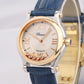 ✨Pre-Owned CHOPARD Happy Sport 30mm Automatic Watch 💎 | 18k Rose Gold & Steel | 5 Floating Diamonds | Full Set 2020 | 278573-6013 💫