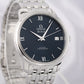 ✨Pre-Owned OMEGA De Ville Co-Axial 36.8mm Blue Dial Watch 💙 | Full Set 2016 Box & Card | 424.10.37.20.03.001 💫