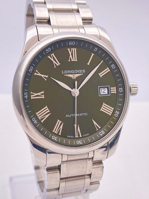 ✨Pre-Owned LONGINES Master Collection 40mm Green Dial 🌿 | Automatic L888 | 72h Power Reserve | L2.793.4.09.6 💫