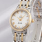 ✨Pre-Owned OMEGA De Ville Ladies Quartz 22mm Watch 🤍 | 18K Gold & Steel | MOP Dial | Grain of Rice Bracelet | 4370.71.00 💫